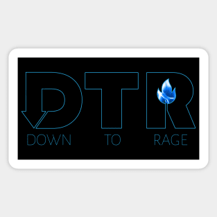 Down To Rage Sticker